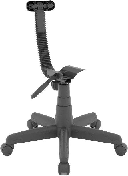 Base giratória secretária com “L” fixo