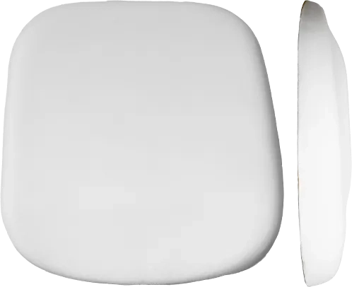 Encosto diretor liso, espessura alta 2,5 cm lombar 6,5 cm