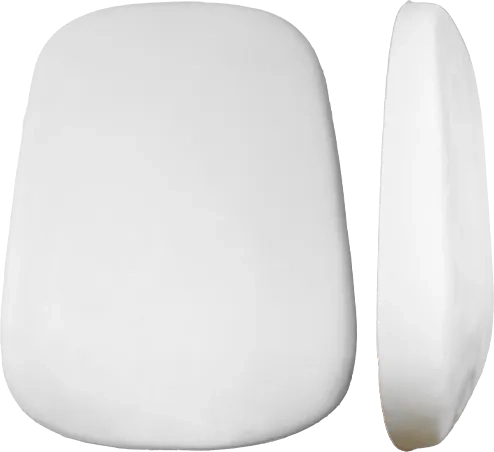 Encosto presidente baixa lisa, espessura alta 3,5 cm lombar 8,0 cm