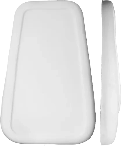 Encosto presidente alta c/ costura, espessura alta 5,5 cm lombar 8,5 cm