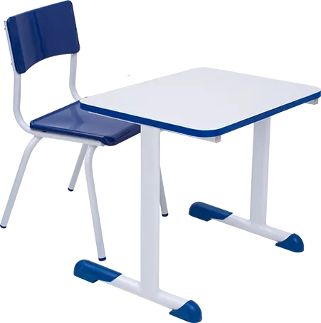 Conjunto Retangular tampo de MDF