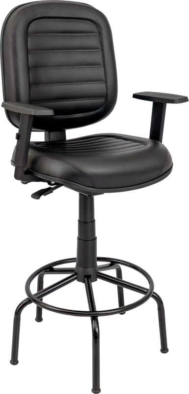 Cadeira Caixa Alta Diretor Extra Confort Fixa - Ergonômica