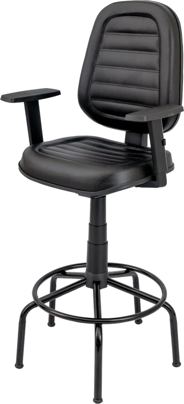 Cadeira Caixa Alta Executiva Alta Extra Confort Fixa