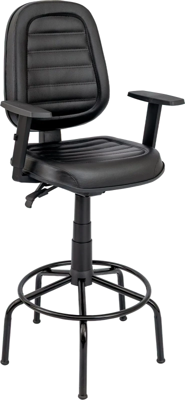 Cadeira Caixa Alta Executiva Alta Extra Confort Fixa