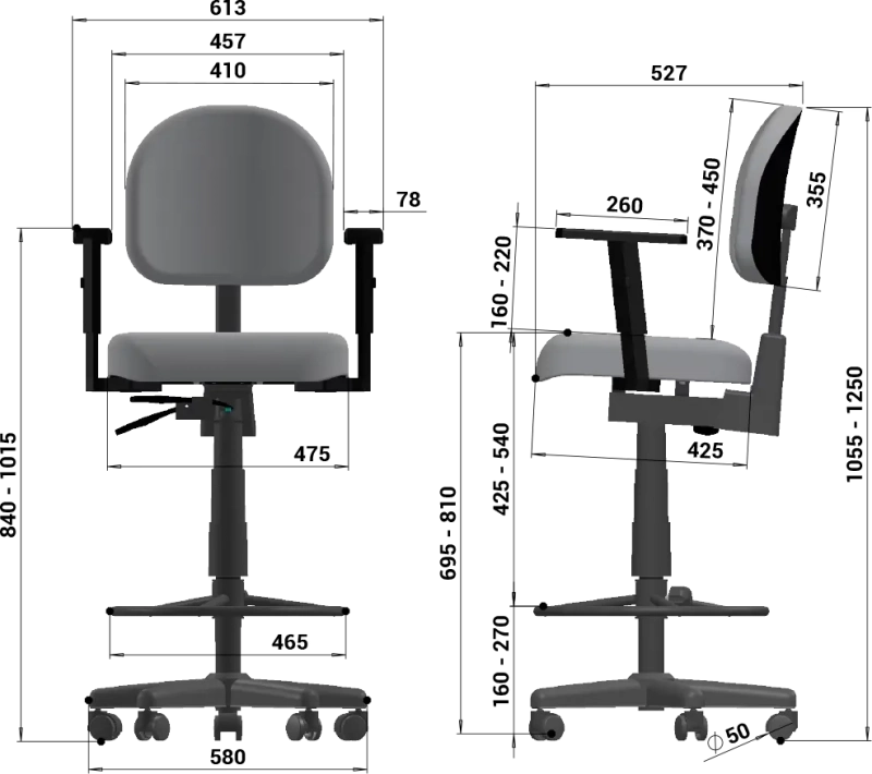 Cadeira Caixa Alta Executiva Extra Confort - Ergonômica