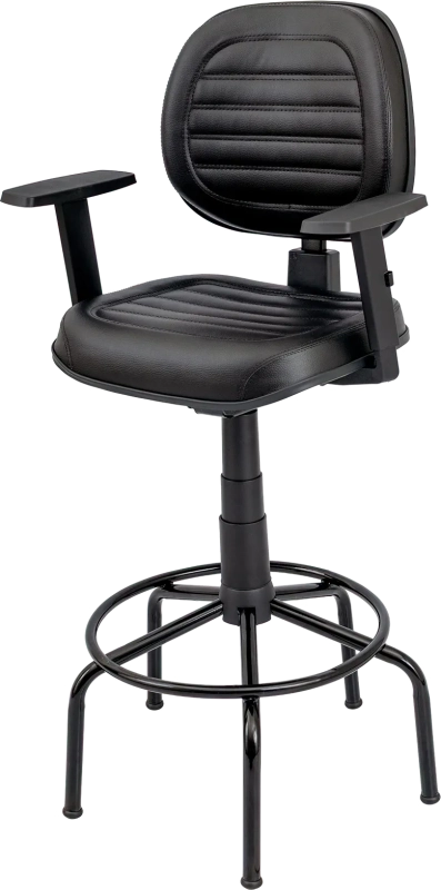 Cadeira Caixa Alta Executiva Extra Confort Fixa - Ergonômica