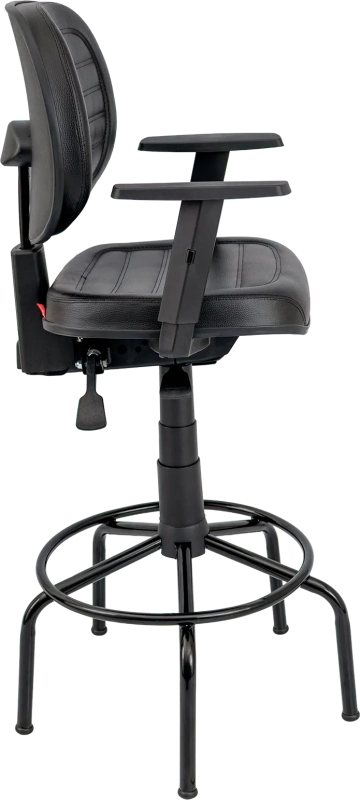 Cadeira Caixa Alta Executiva Extra Confort Fixa - Ergonômica